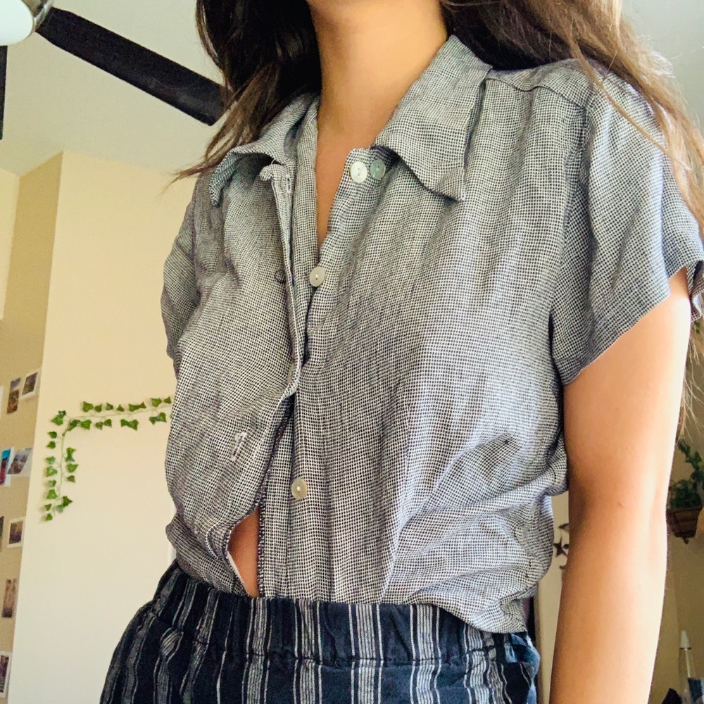 Pacsun Collared Top - Picture 2 of 2